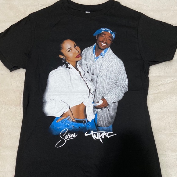 Other - Selena and Tupac T-shirt 2pac hip hop unisex tee